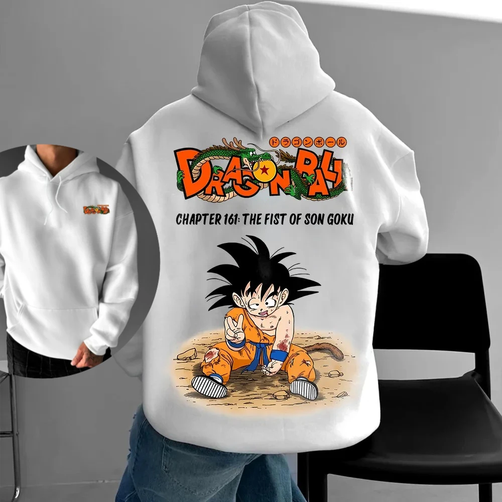 

Dragon Ball Autumn and Winter Japanese Hot-blooded Animation Classic Characters Comfortable Hoodies for Men and Women Couples