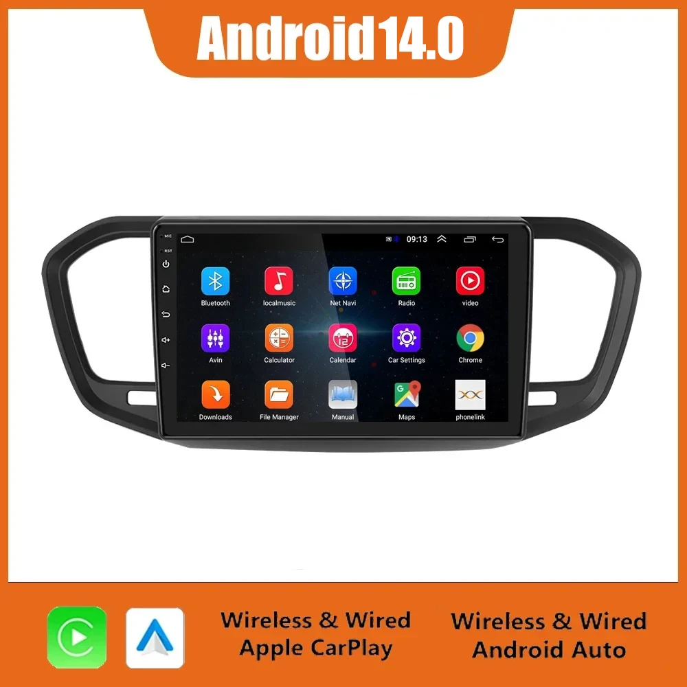 

6G+128GB Car Android 14.0 For Lada VESTA 2023 Auto Radio multimedia player navigation GPS No 2din DVD 4G WIFI BT FM DSP