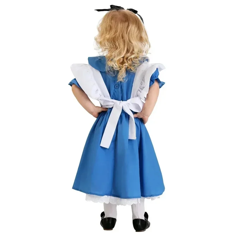Alice in Wonderland Costume for   Fantasias Lolita Maid  Cosplay Halloween Carnival Party Fancy Dress Up view 5