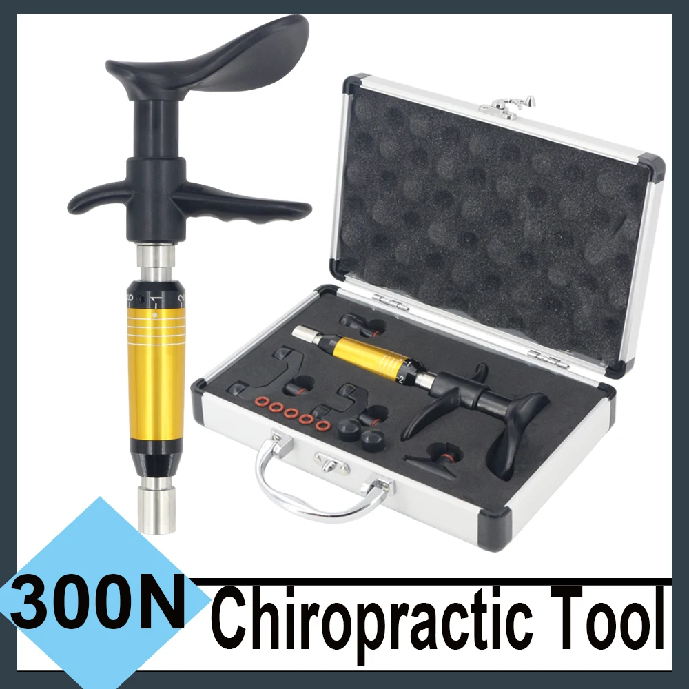 

300N Chiropractic Adjusting Tool Manual Activation Therapy Spine Correction Tools Cervical Adjustment Body Muscle Massager