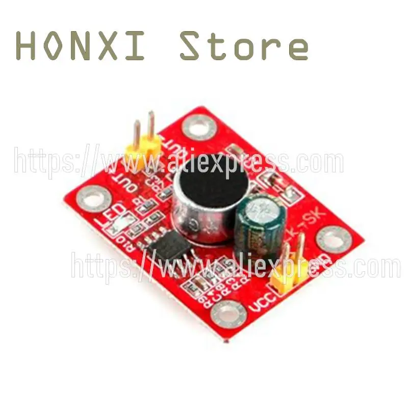 1PCS Sound sensor module microphone acoustic delay direct-drive motor driven plate LED DIY small electric fan