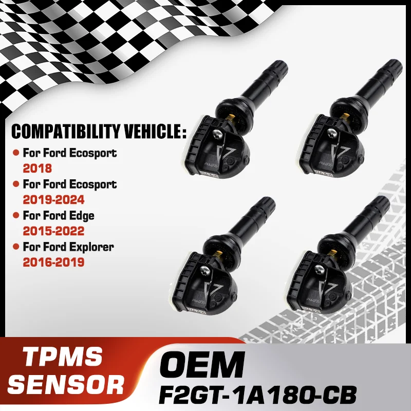

Car TPMS Tire Pressure Monitor Sensor For Ford Ecosport 2018 Ford Ecosport 2019-2024 Ford Edge 2015-2022 Ford Explorer 2016-2019