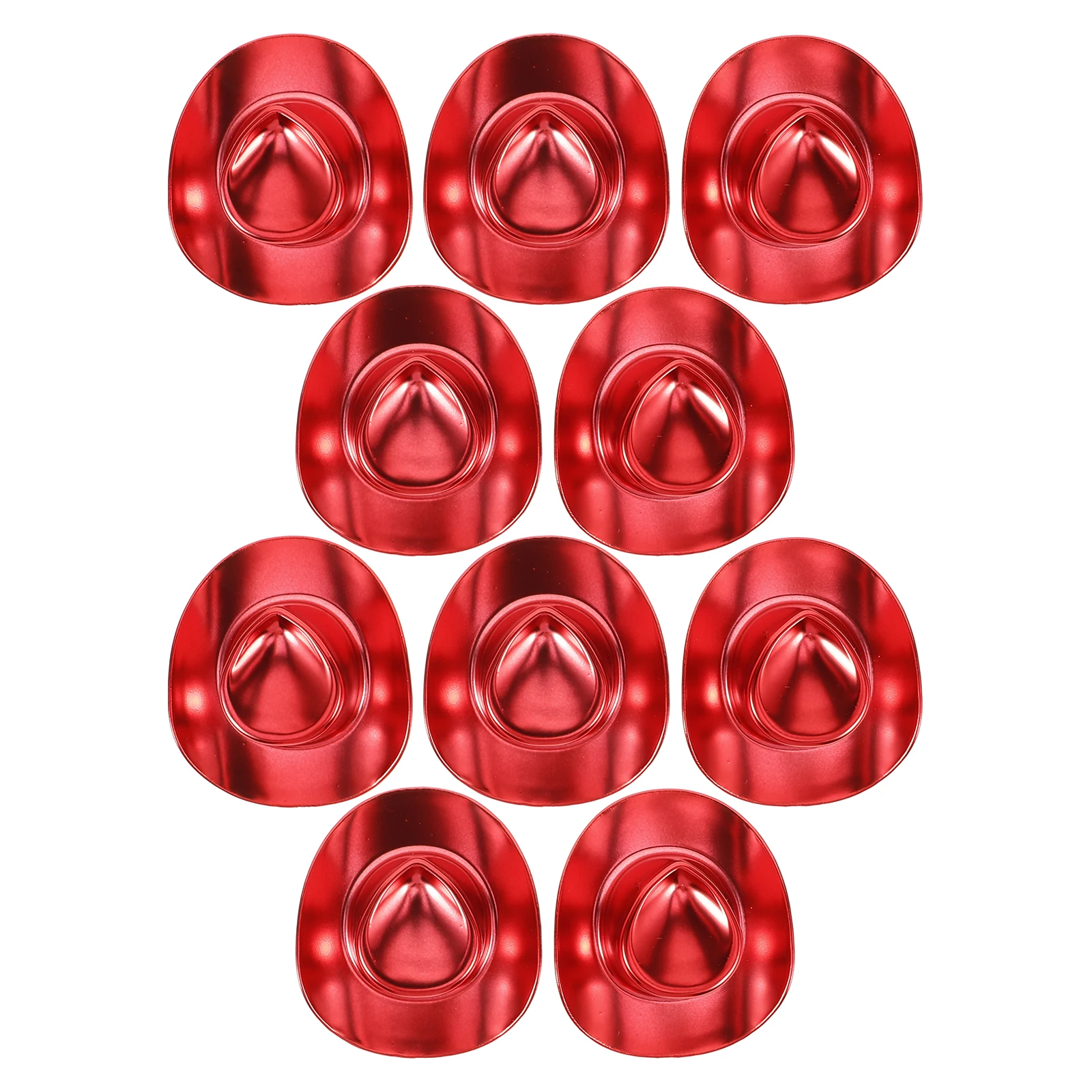 10 stuks Mini Cowgirl Hoed Decoraties Kleine Hoeden voor Ambachten DIY Accessoires Party Decor Miniatuur Hoed Mini Hoeden DIY Accessoires