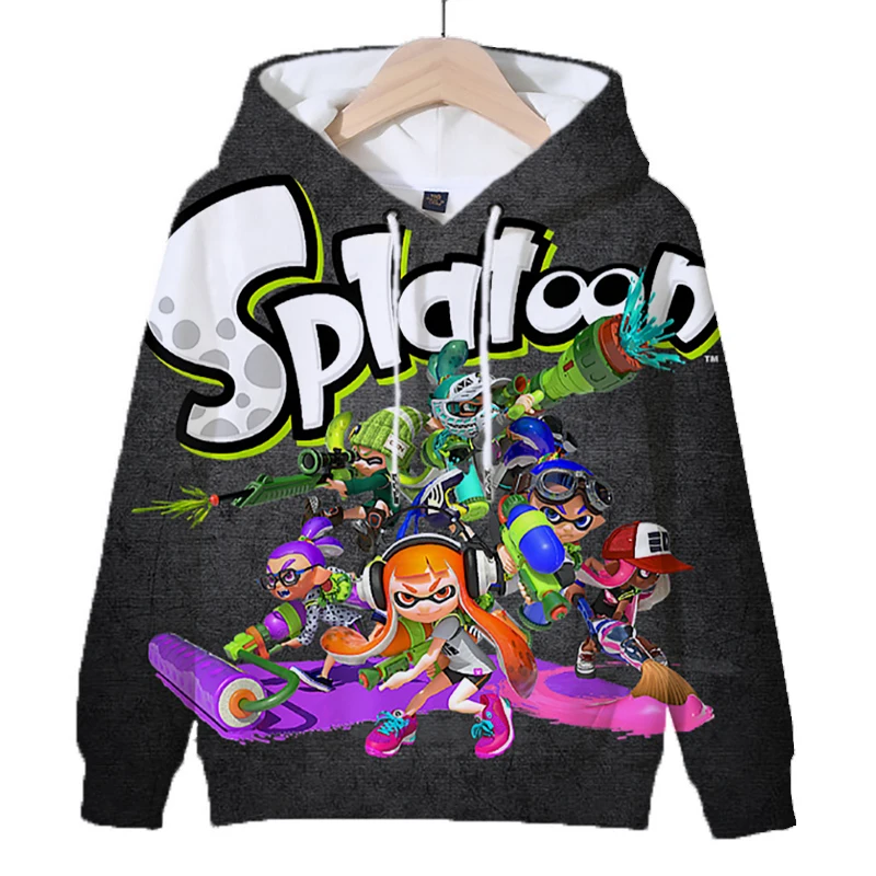 للجنسين 3D طباعة لعبة سبلاتون 3 بلوزات مقنعين للفتيان والفتيات ، الكرتون عارضة هوديي ، ملابس الاطفال ، قمم الخريف #3