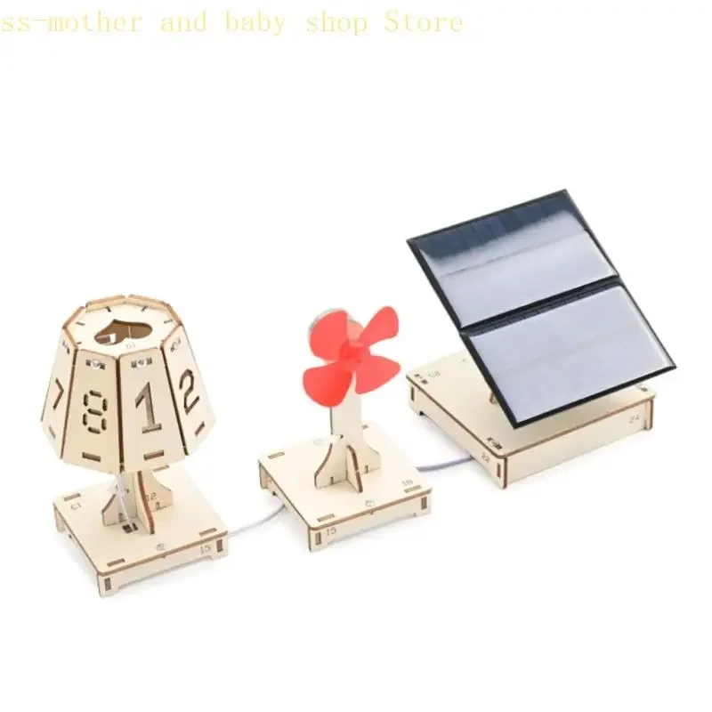 XXFE DIY Wooden Circuit Assembly Set for STEM Maker Activity Lessons