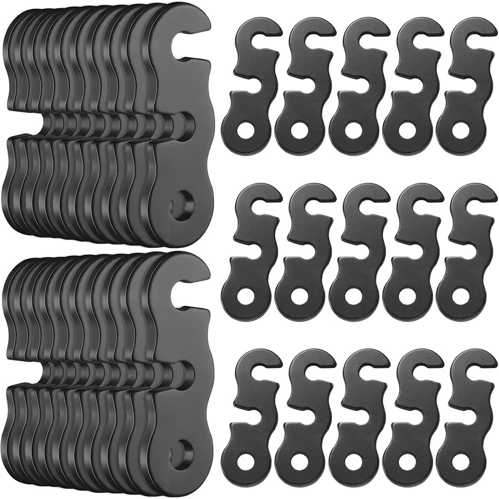 Image of Aluminiumlegierung Zeltseil-Spanner, Paracord-Spannvorrichtung, Seilspanner für Outdoor-Zelte, Camping und Wanderzubehör