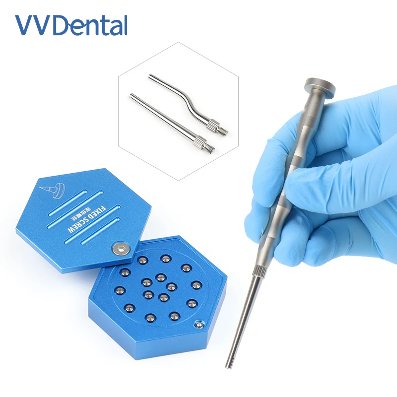 VV Dental GBR Automatic Bone Tack Bone Tac Auto Gun Membrane Titanium Tacks Screw Surgery Kit Membrane Fixation Pins Holder