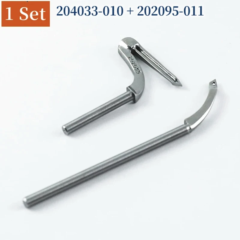 204033-010 202095-011 Lower Upper Looper For Rimoldi 327 527 Overlock Sewing Machine Parts image 2