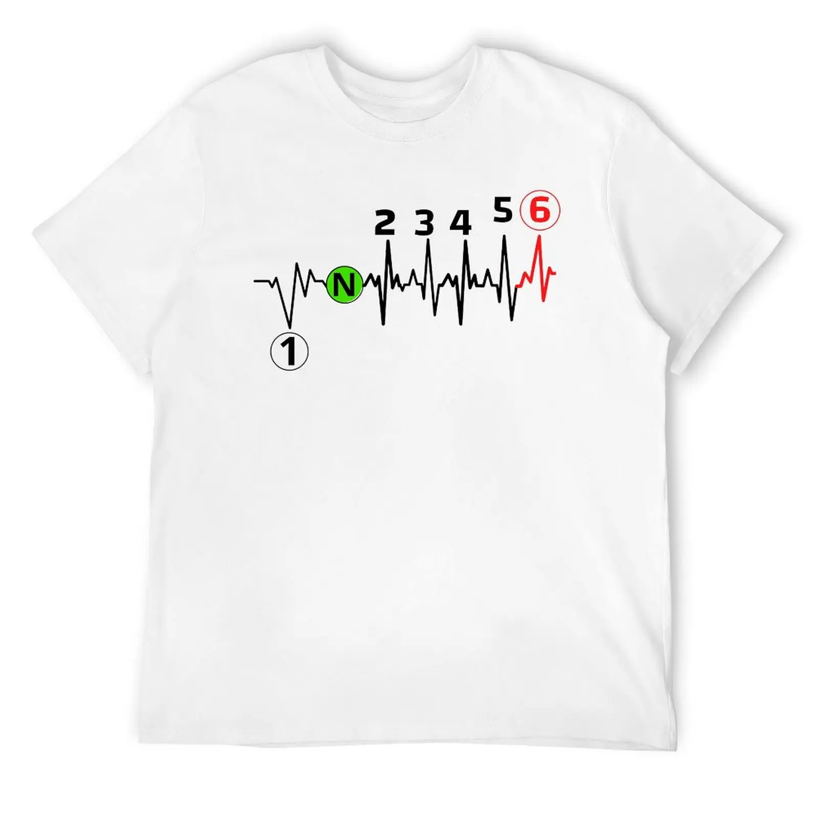 Motorbike Heartbeat 1n23456 for Sale T-shirt Crewneck Campaign  Humor Graphic Tshirt Premium Fitness USA Size