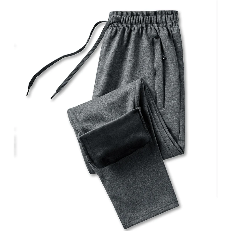 

Autumn Winter Loose Pants Men Plus-size Sportswear Thick Pants Stretched-waist Sportswear Pants Men Casual Cargo Cotton Pants