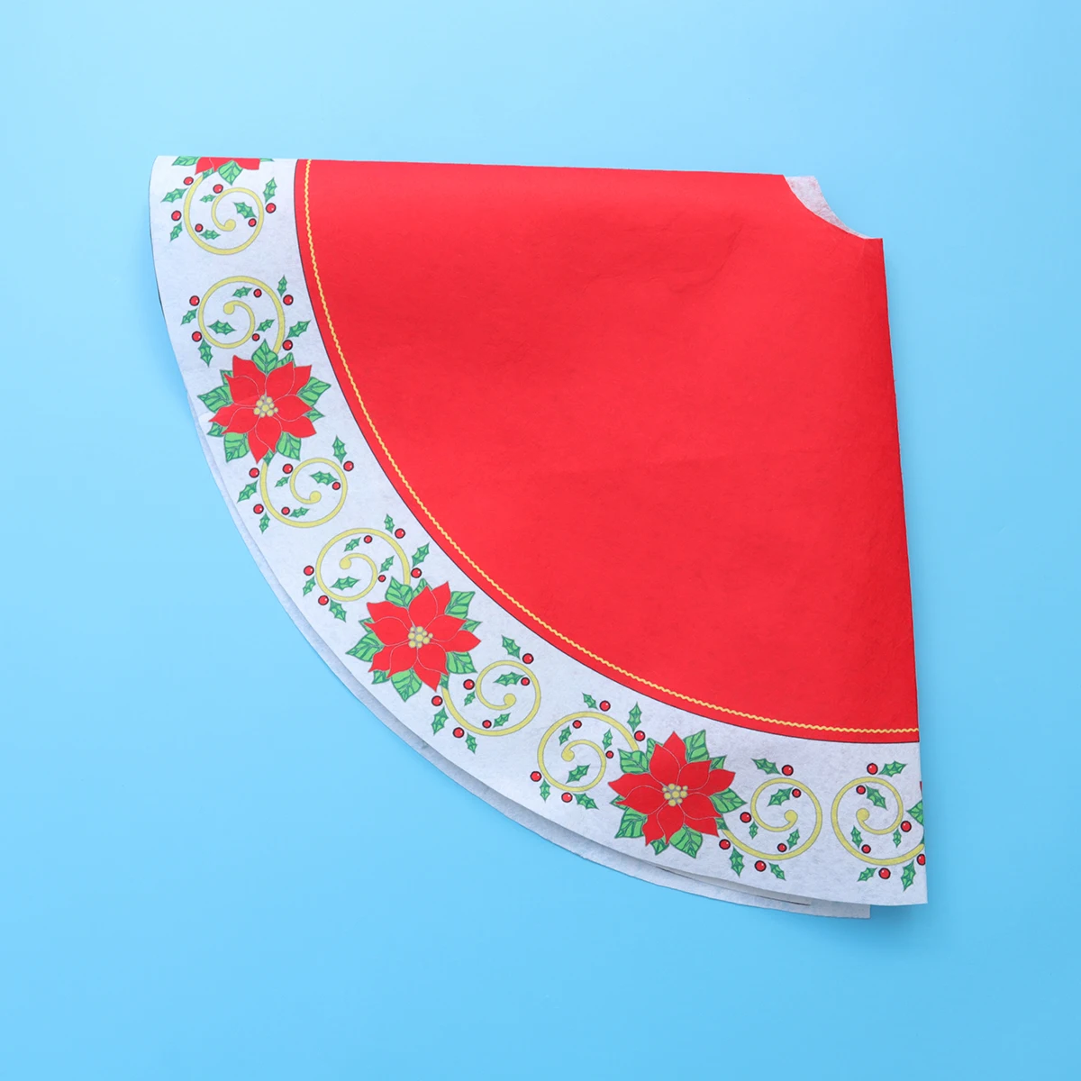 

Christmas Tree Skirt Circular Mat Holiday Cheerful Atmosphere Christmas Tree Apron Carpet COVERING Sundries Decorations