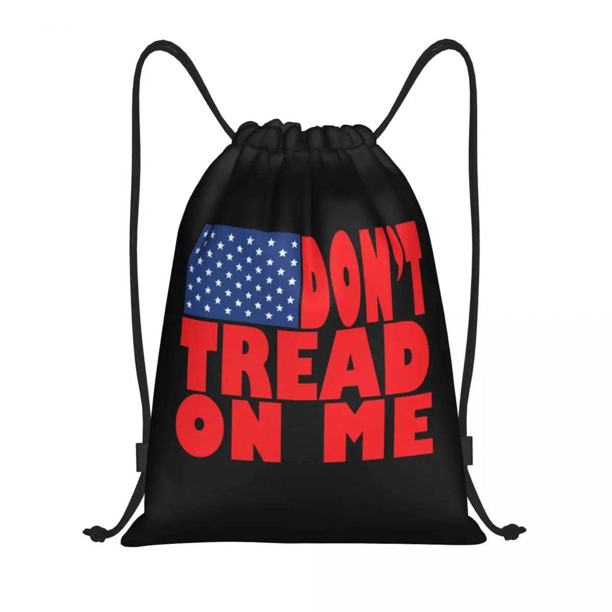 Don't Trade On Me-mochila con cordón y bandera para hombre y mujer, bolsa deportiva para gimnasio, Sackpack de entrenamiento