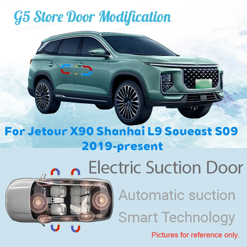 

For Jetour X90 Shanhai L9 Soueast S09 2019-present Car Electric Suction Door Power-assisted Closing Door Soft-close Function