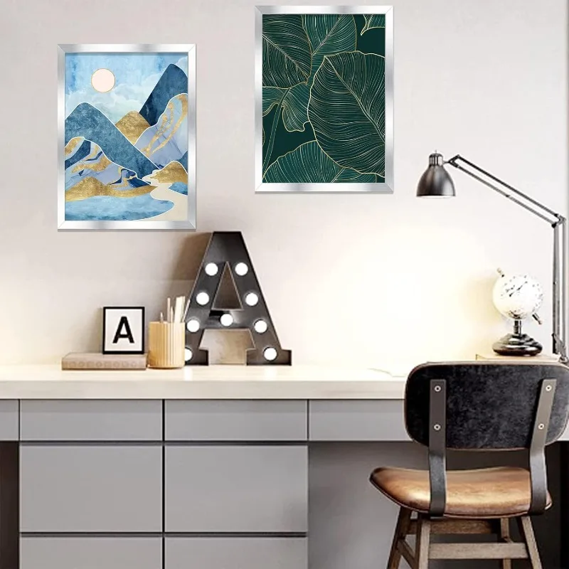 

Black Picture Frame Set of 3, 16x24 Picture Frame for Photo Poster Canvas Certificate Document Display Horizontally