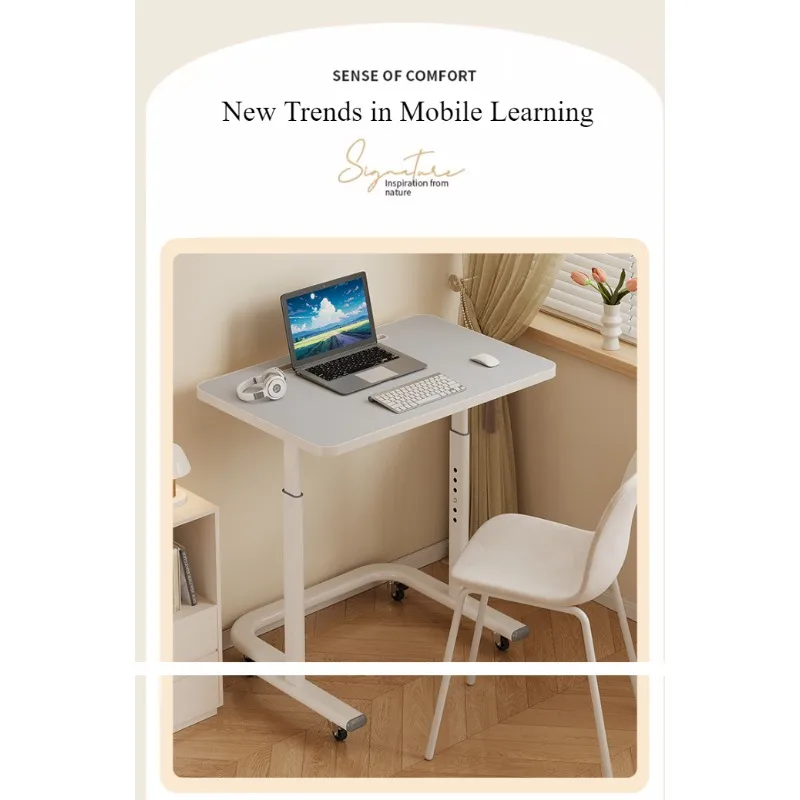 Movable Lifting Table Bedside Table Living Room Sofa Side Table Bed Study Table Bedroom Laptop Computer Table image 5