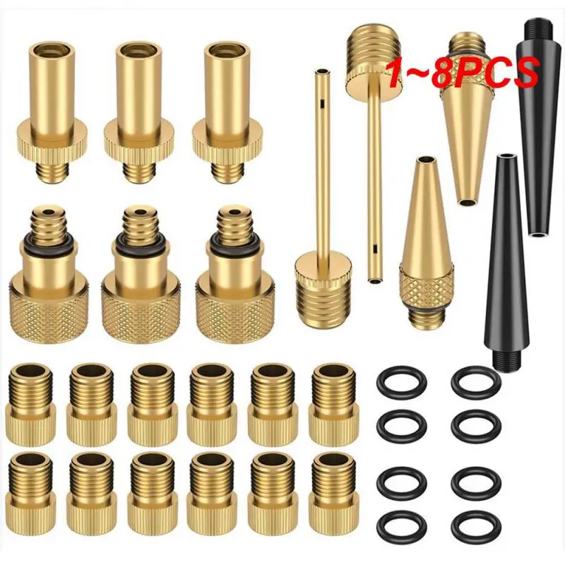 1 ~ 8 قطعة صمام محول مجموعة صمام مجموعة صمام محول SV AV DV مضخة الدراجة اكسسوارات الإكسسوارات الفقرة