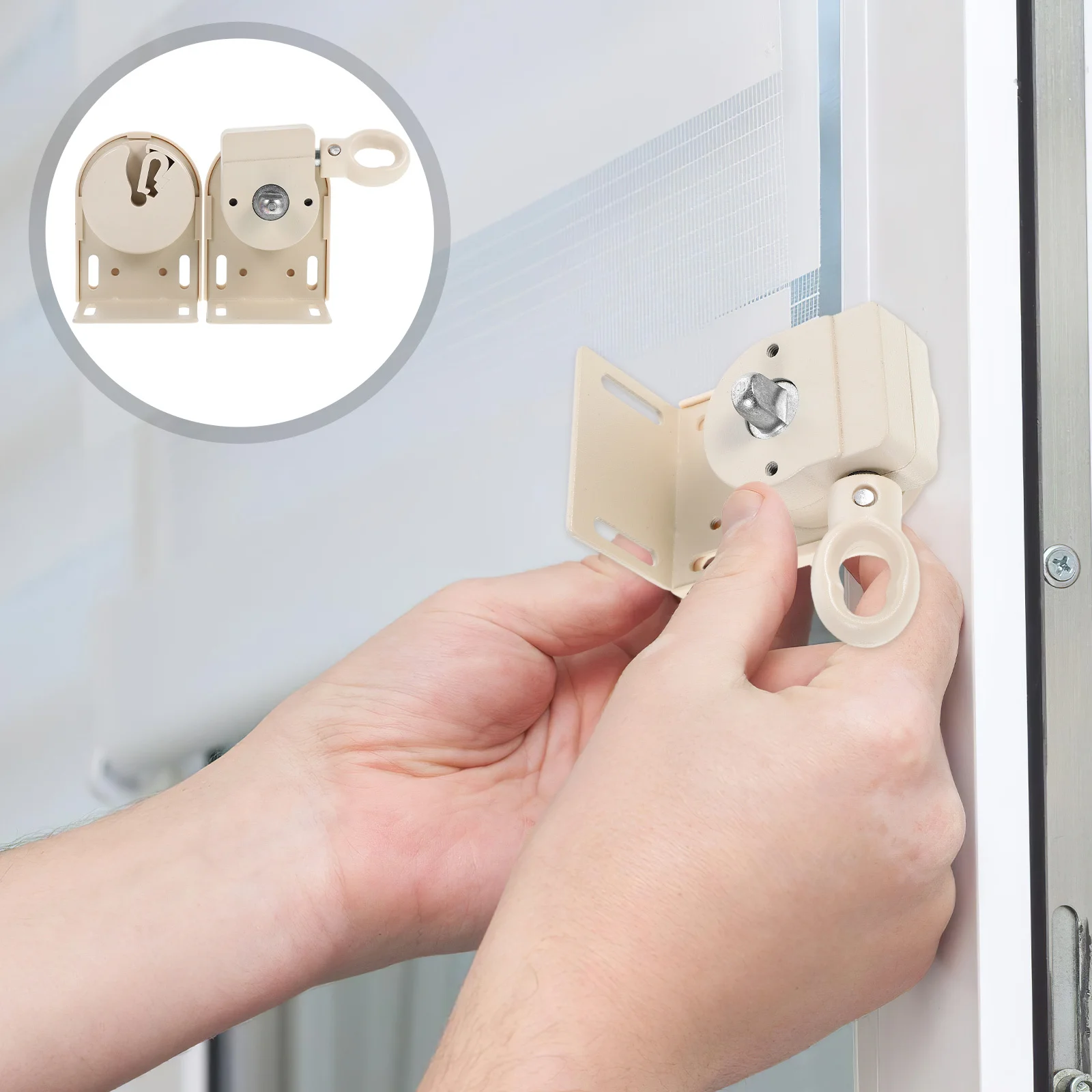 

1Set Roller Shade Bracket Replacement Cordless Crank Kit Universal Indoor Outdoor Roller Blinds Accessories Blind Brackets