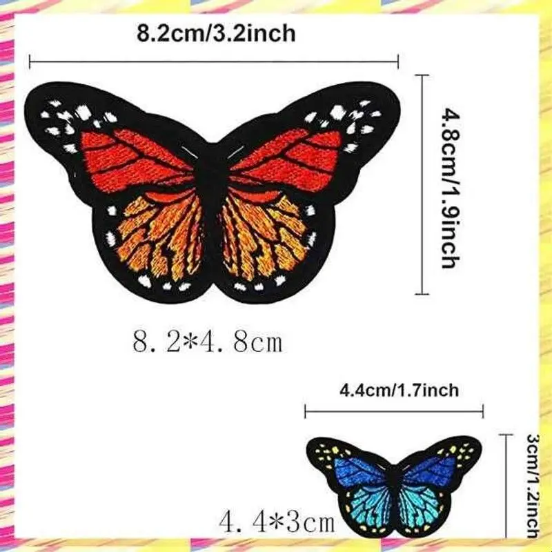 abjj-刺繍花柄アイロン接着パッチ-衣類用-33枚入り-バッグアクセサリー-ノーブランド登録商標-kh27573