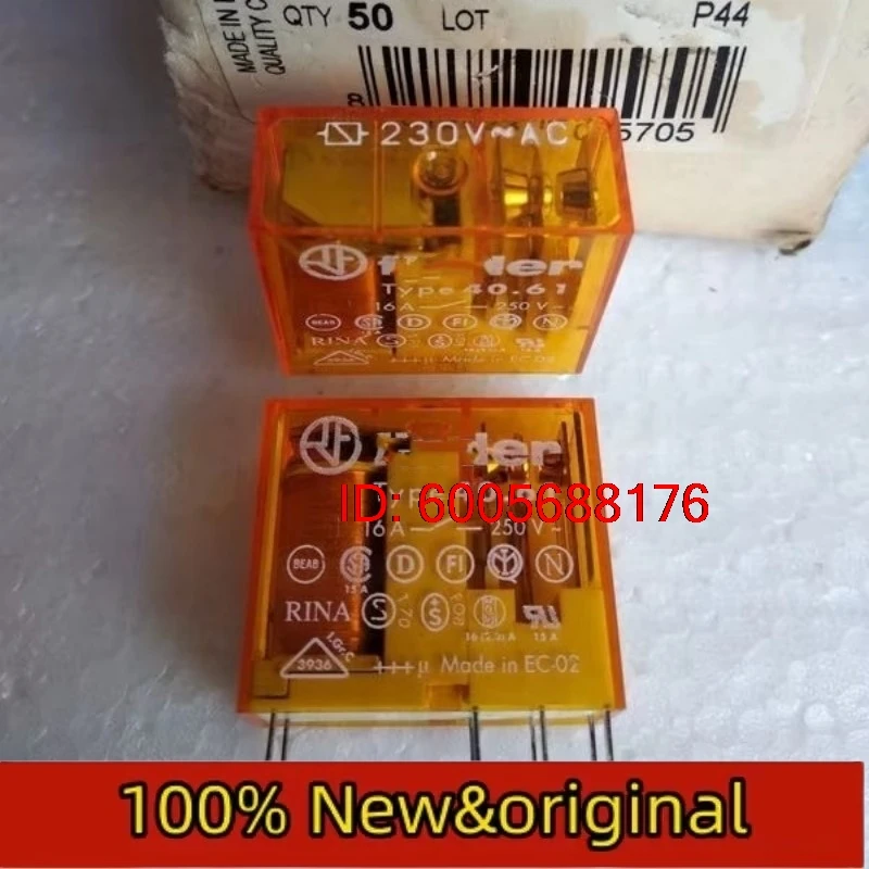 5pcs New Relays Type40.61 230VAC 16A 8-pin Relay Type40.61s 16A 24V