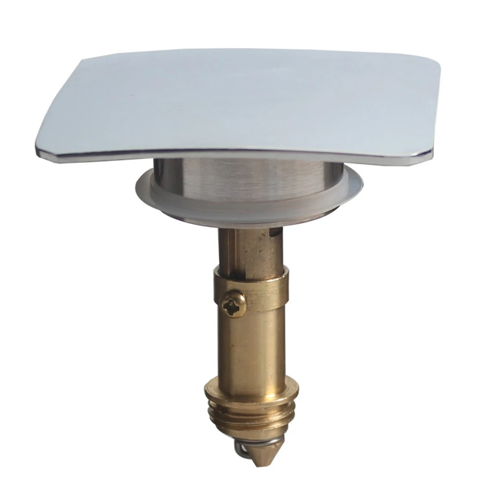 

Bathroom D cor Brass Sink Drain Cover High Efficiency Drain Cover User Friendly Click Clack Mechanism Long Lasting Performance