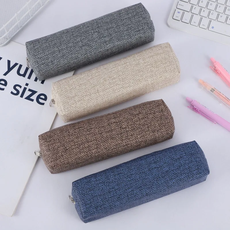 심플한 '스타일리시' 펜 홀더 - 순색 - 내구성 - 문구류 보관 가방 - 작고 컴팩트하며 휴대 가능한 시험용 문구 가방