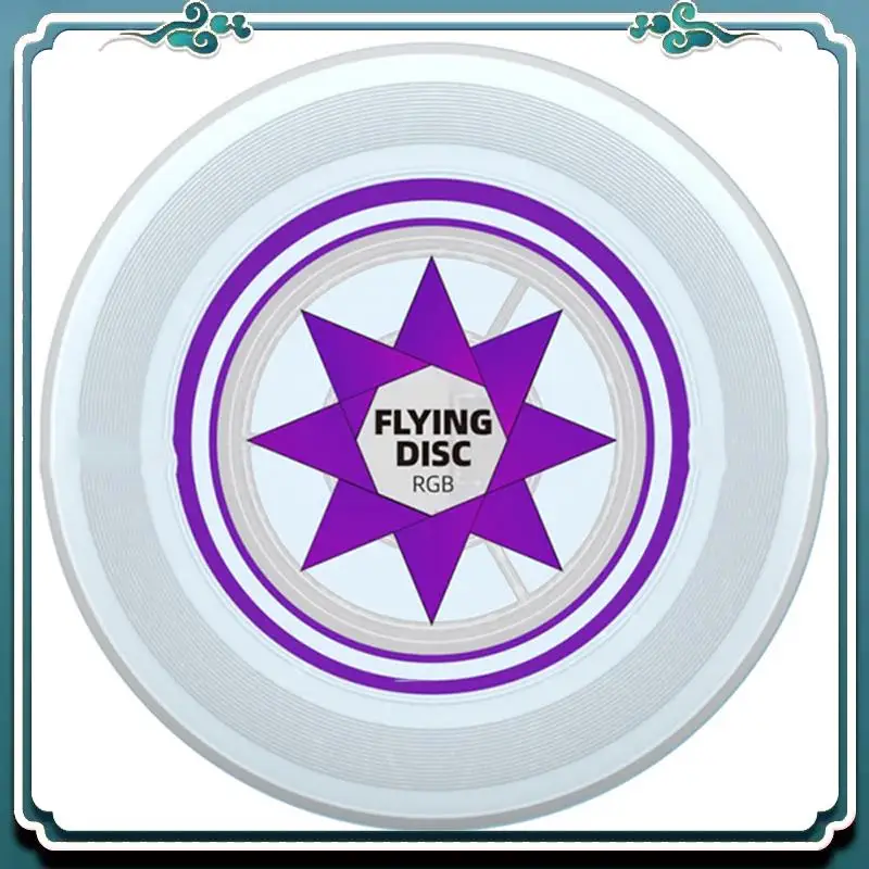 A65G-Flying Disc Flying Disc Luminescence Outdoor Playing 175G 8 Dazzling Color Modes