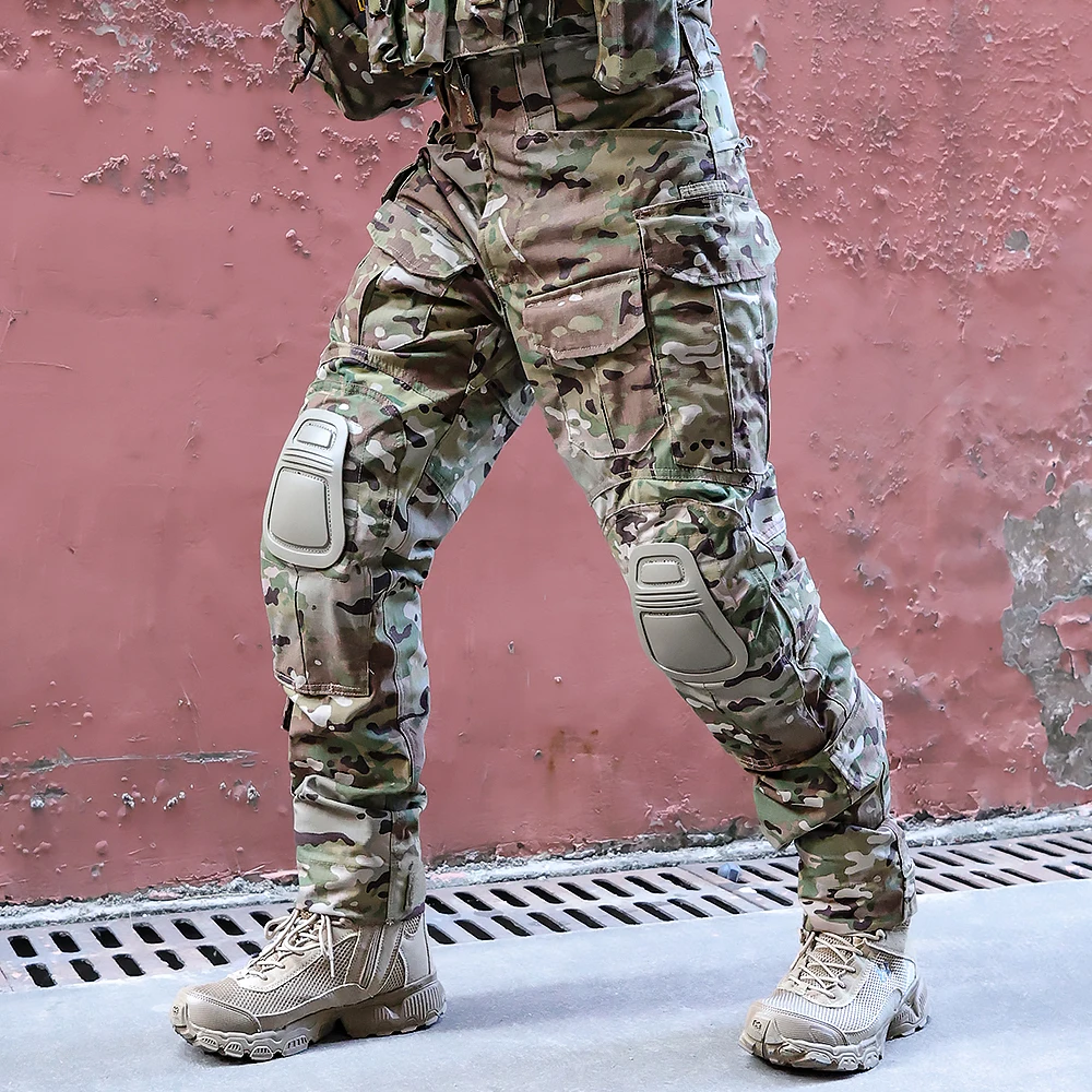 SINAIRSOFT G3 Kampfhose mit Knieschonern Taktische Hose MC Gen3 Outdoor Jagd Tarnkleidung – Detail 23