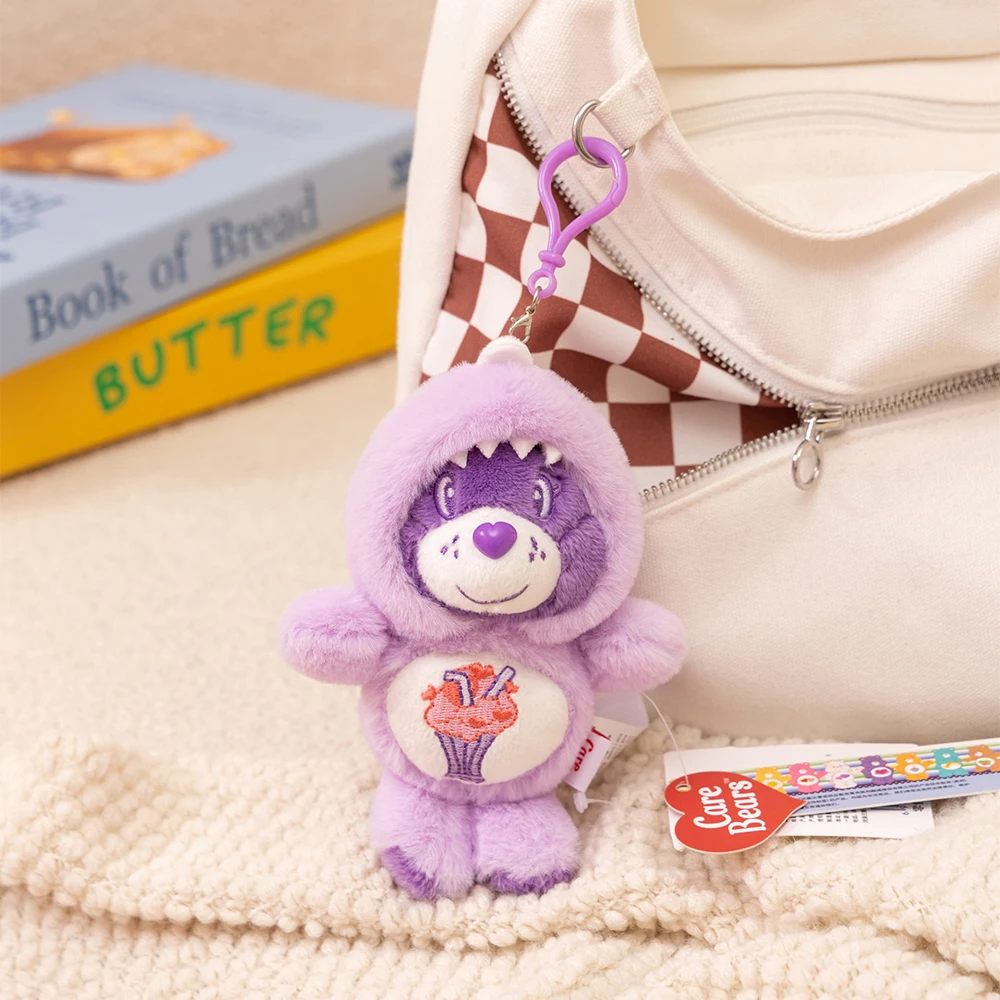 15 ซม.Care หมีไดโนเสาร์จี้ตุ๊กตากระเป๋าเป้สะพายหลังกระเป๋าตุ๊กตาพวงกุญแจน่ารักโทรศัพท์ตุ๊กตาหมีพวงกุญแจ