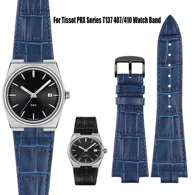 Für Tissot PRX T137 407/410 Serie Uhrenarmband Wasserdichtes Armband Herren Damen Sportuhr Lederarmband 12mm