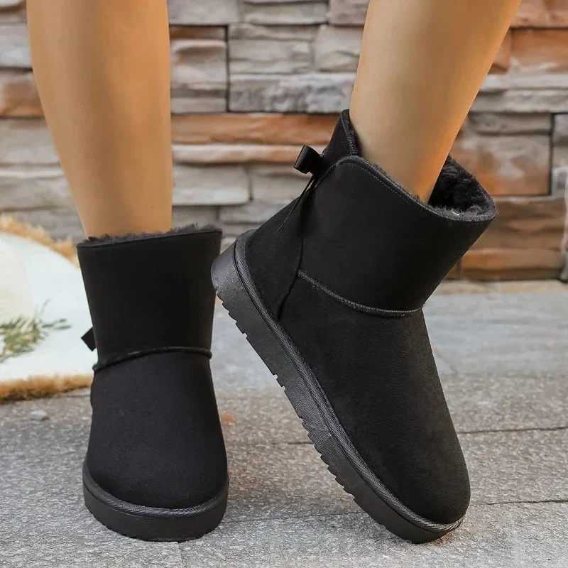 2025 Winter New Fashionable Women's Warm Snow Boots Round Head Thickened Winter Warm Boots Women's Casual Snow Boots - view 4