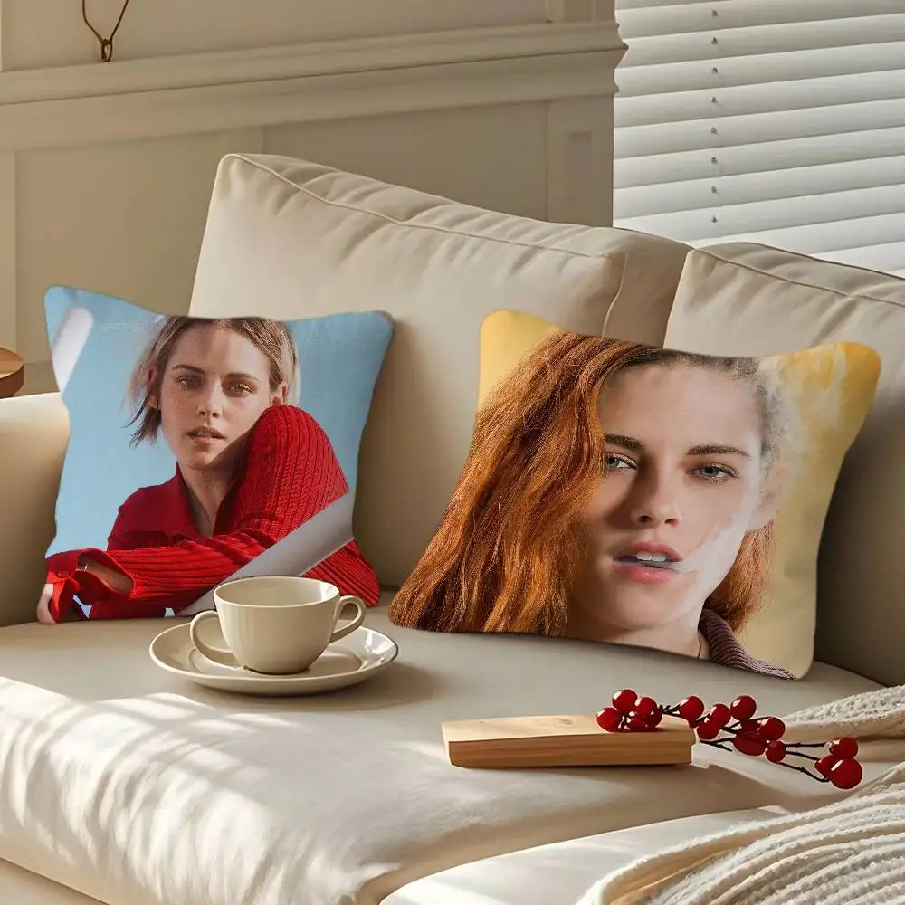

K-Kristen S-Stewart Cushion Cover Decorative Pillow Sofa Home Decor Case Pillow Cases