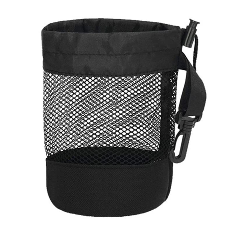 Multipurpose Golf Ball Organizer for 20 Balls Drawstring Golf Ball Pouch Carrying Portable Holder Nylon Mesh for Fitness Sport