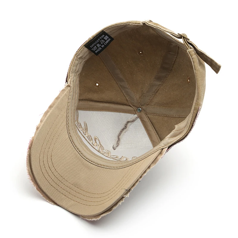 Embroidered Lettering Print Vintage Snapback Baseball Cap Dad Hat Backwoods Dad Hat Embroidered Adjustable Vintage Snapback  main image 3