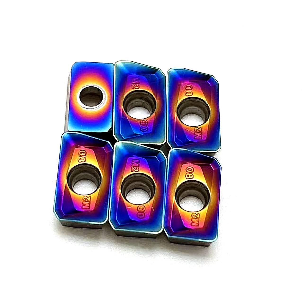 Cortador de fresado CNC de alta calidad 10PCSAPMT1135 PDER M2 H2 inserto de carburo Nano Blue APMT1135