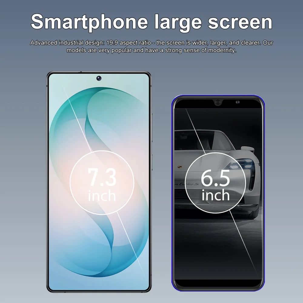 K-Touch Smartphone für S26 Ultra 7,3 Zoll Vollbild-Handy 7800mAh Akku Mobiltelefon 48MP Kamera 22GB+2TB Gesichtserkennung Entsperrt Android 15 Handys – Detail 17