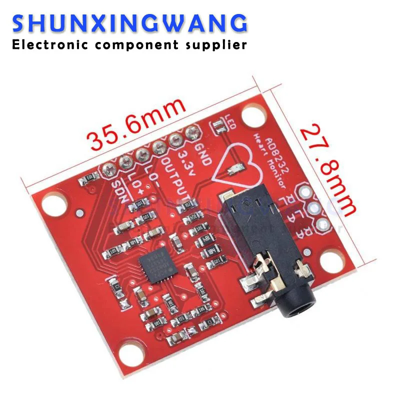 Ecg module AD8232 ecg measurement pulse heart ecg monitoring sensor module kit