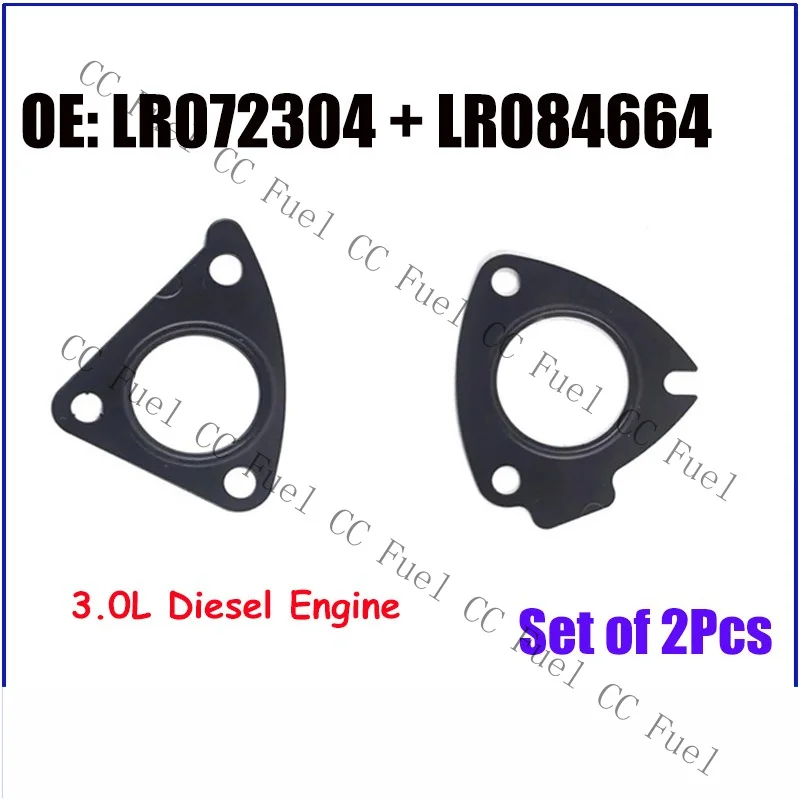 C+ 2* Exhaust Manifold Gasket For Land Rover Discovery 4 L405 Sport L494 3.0 Diesel