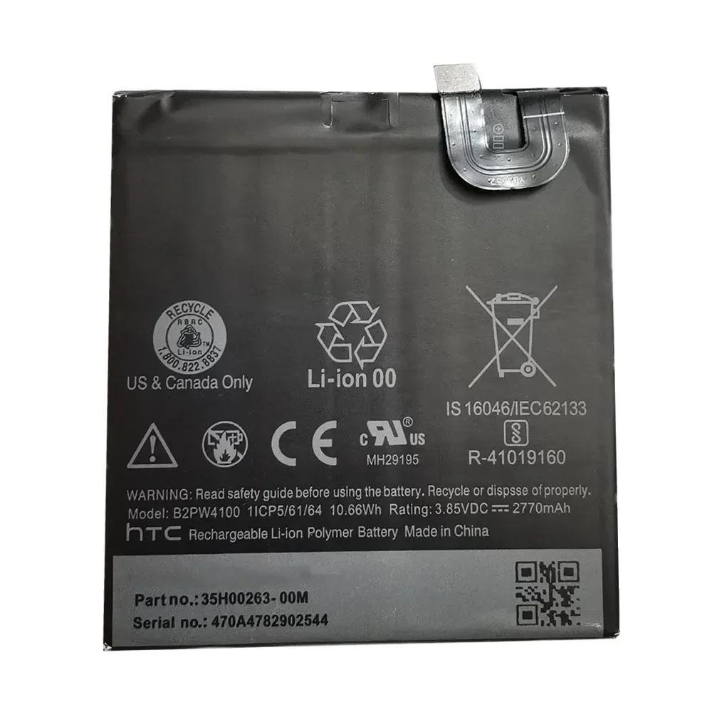 New 100% Original Battery B2PW4100 For HTC Google Pixel 1 5 inches / Nexus S1 2770mAh Phone Battery Batteries + Tools