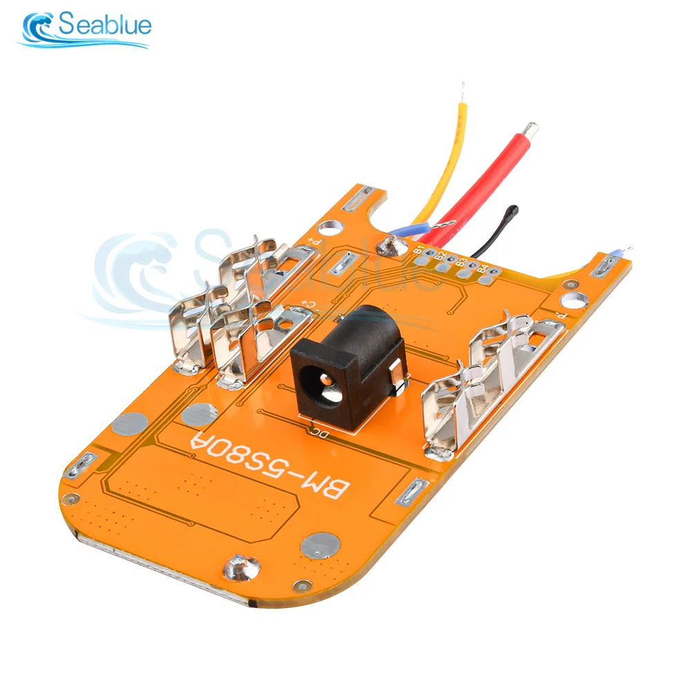 BMS 5S 19V 21V Li-ion Battery Charger Protection Board Battery Charging Protection Board BMS Module For Power Tools