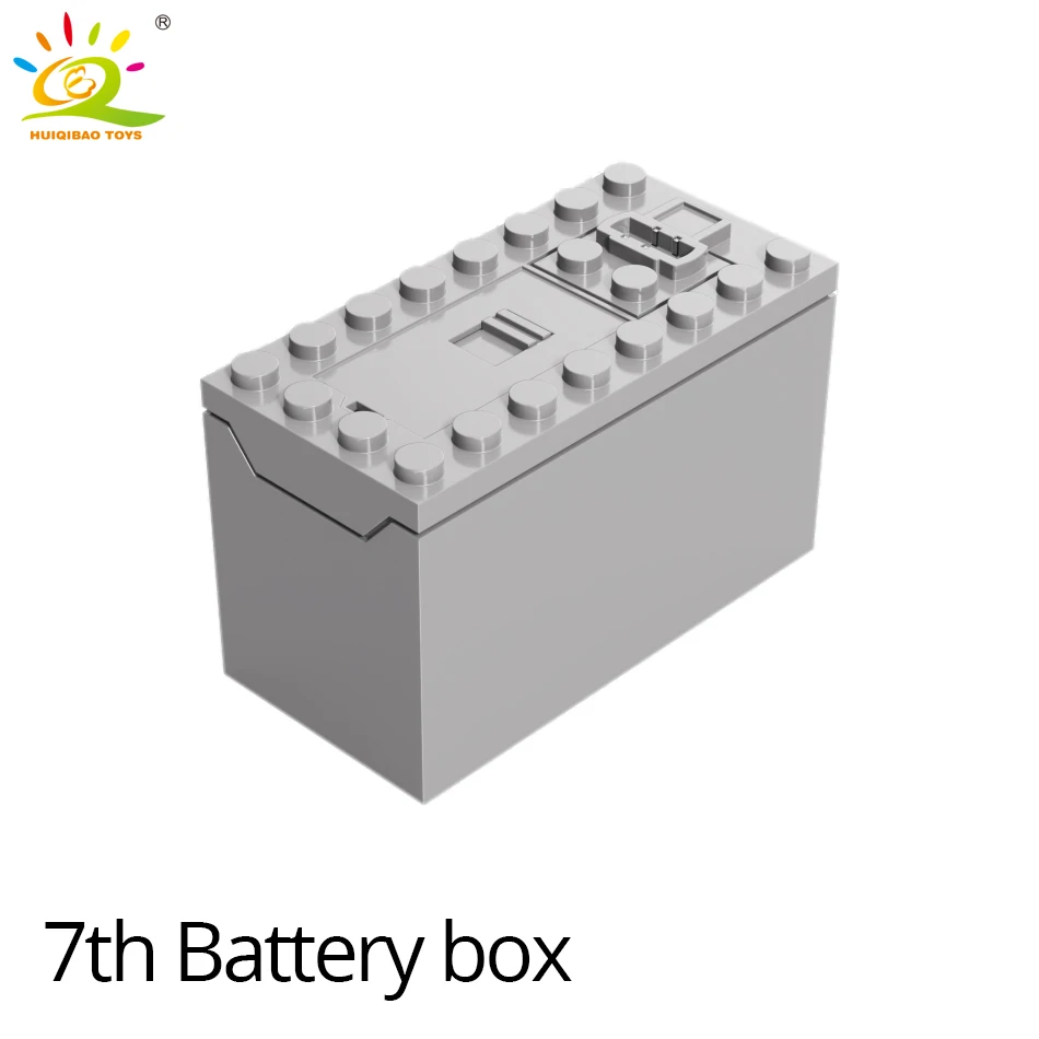 HUIQIBAO MOC función de potencia técnica tren M L XL Motor IR bloques de construcción piezas de alta tecnología ladrillos DIY coche camión construcción