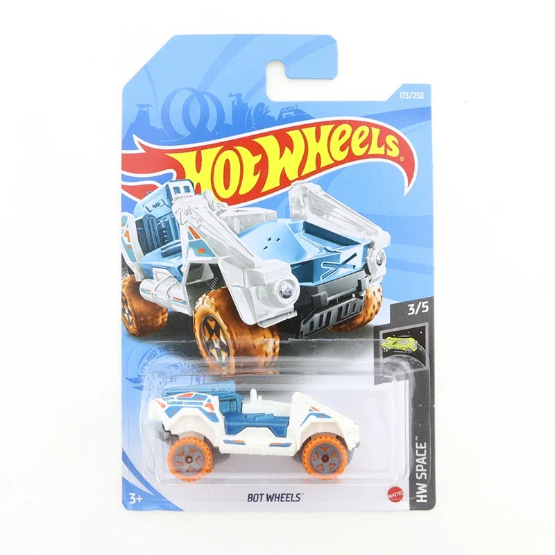 2021-173 BOT WHEELS Original Hot Wheels Mini Alloy Coupe 1/64 Metal Diecast Model Car Kids Toys Gift