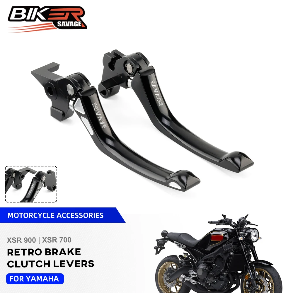 

XSR900 2021 Retro Clutch Brake Levers For Yamaha XSR 900 700 2015-2025 Adjustable Front Control Handles Motorcycle Accessories