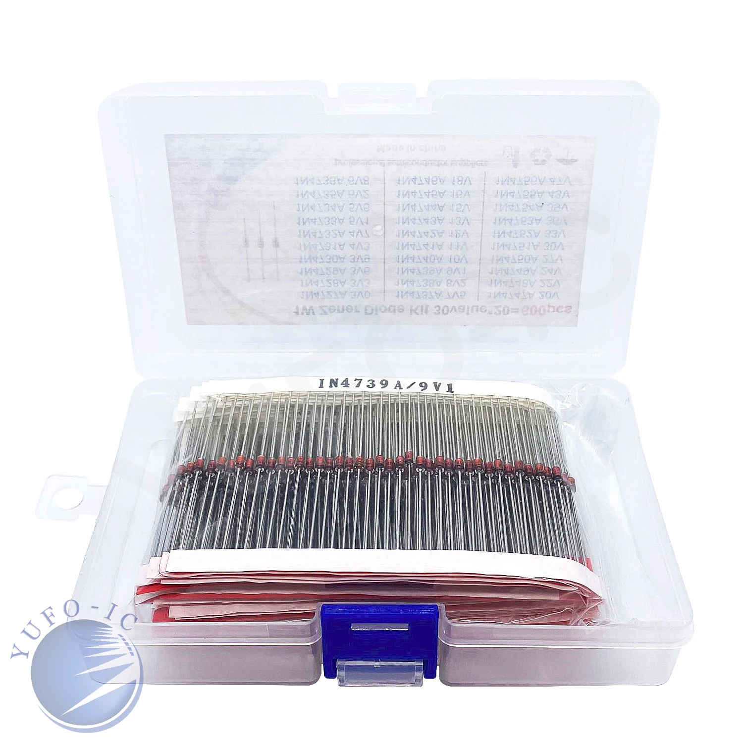 30Values*20pcs=600pcs 3V-47V Sample 1n4742a 1n4756a Assorted IN4728A 4729A 4730A 4731A 4732A 4733A 4734A V 1W Zener Diode Kit