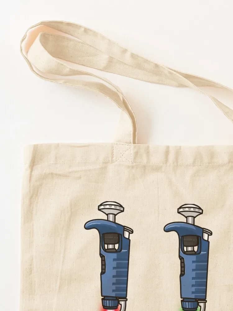 Biology pipette RGB set (pipesabers) Tote Bag cloth bag woman tote bag custom foldable reusable Candy bags