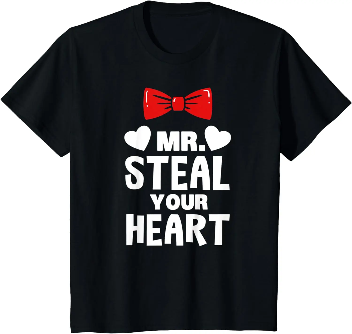 

Kids Mr. Steal Your Heart Valentines Fashion Clothes For Boys T-Shirt