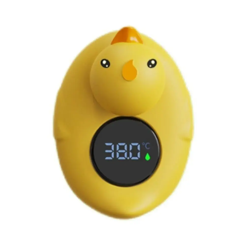 Little Yellow Duck Bath Thermometer LED Display Cartoon Bath Temperature Monitor Waterproof Floating