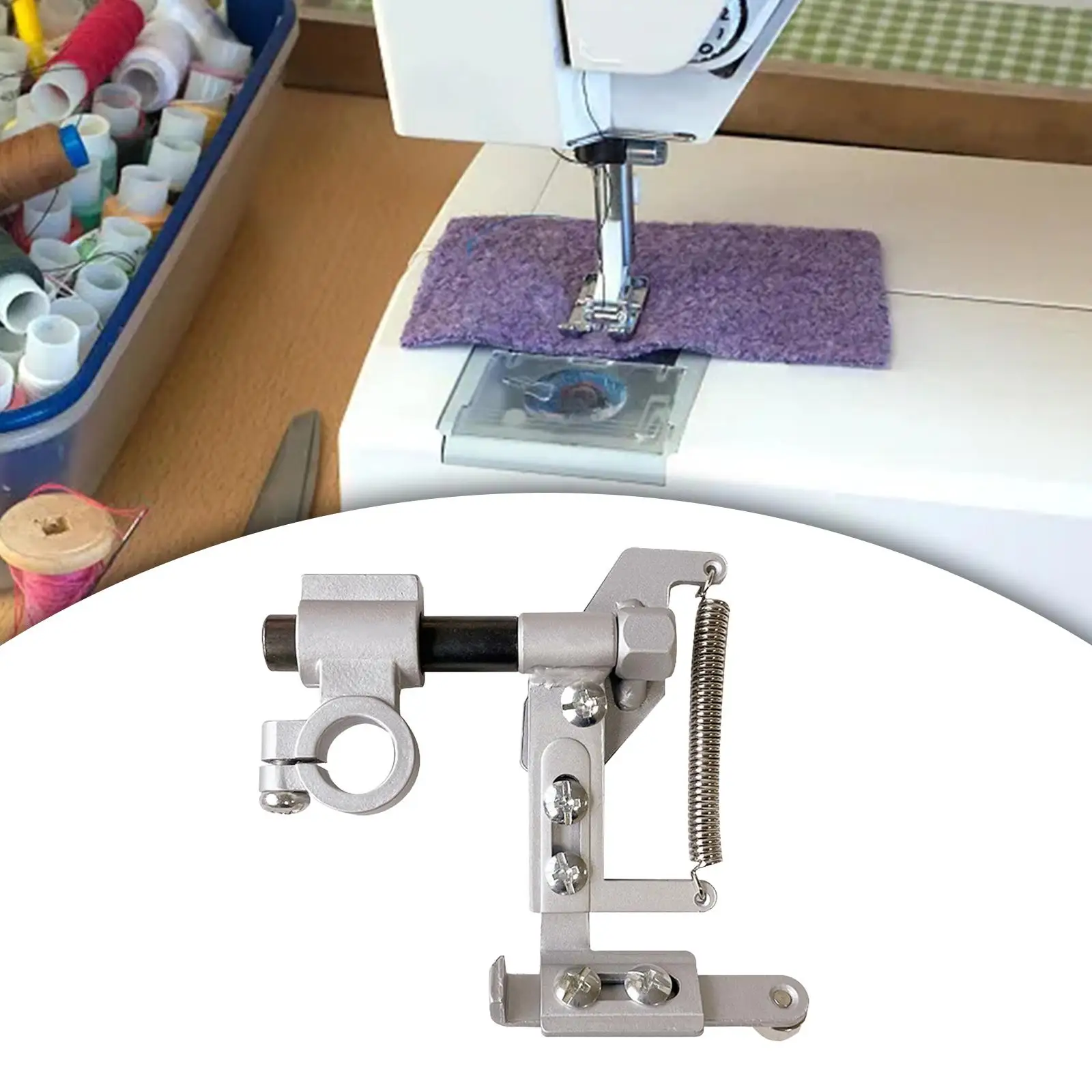 Suspended Edge Guide for Thick Materials Sturdy Seam Guide Accessories for Industrial Flat Sewing Machines