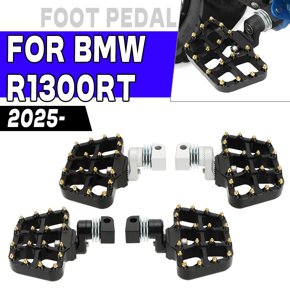 

For bmw r1300rt Foot pegs Adjustable Foot Rests Pedals For R1300 RT R 1300RT 2025 Motorcycle Accessories Passenger Wide FootPegs