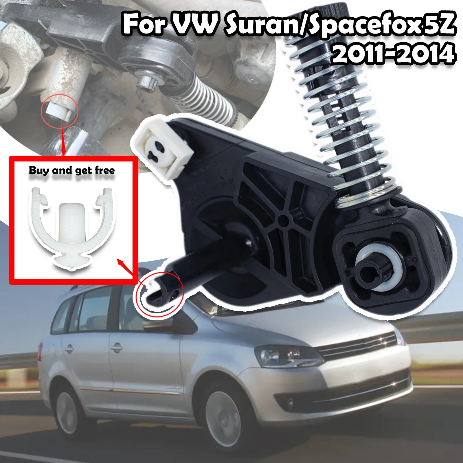 

For VW Suran/Spacefox 5Z Relay Lever Bowden Cable Catch Gearstick Shift Linkage End Repair Kit MT Selector Shifting Issue Fix