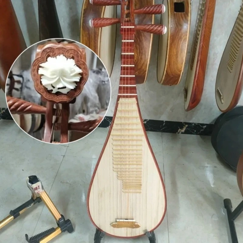 

Rosewood Pipa Professional Adult Playing Lute Chinese Musical String Instrument Beginner Practice Folk Classical Pipa Instrument